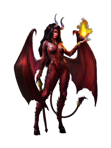 Demon Devil Female Woman Demon Png Download 7731033