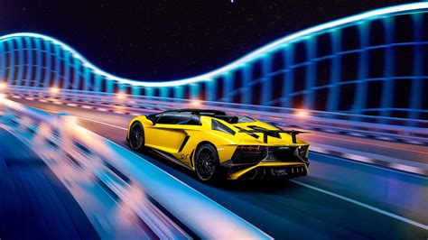 Neon Lamborghini Wallpapers Wallpaper Cave