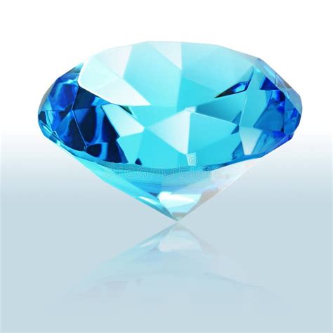 Diamant Brillant Bleu Brillant Image Stock Image 23294505