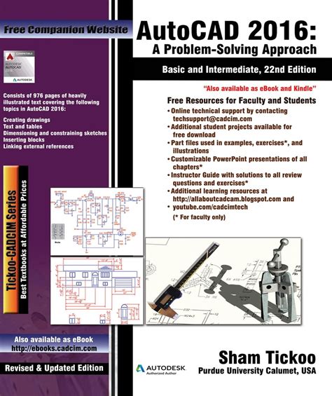 Autocad 2016 A Problem Solving Approach Basic And Intermediate Ebook