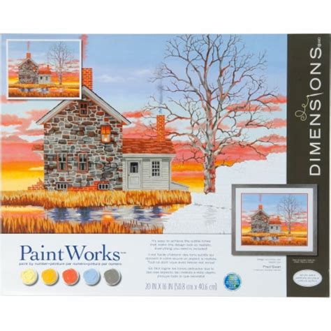 Dimensions Paintworks Home At Sunset Paint By Number Kit 1 Ct Kroger
