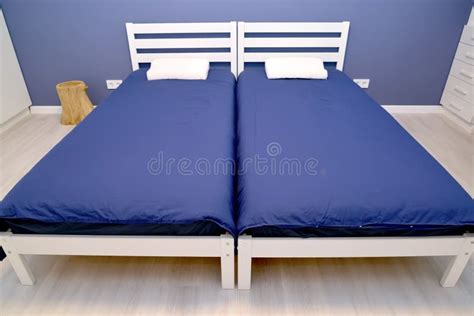 Two Single Beds Stock Image Image Of Accommodation Clean 21285285