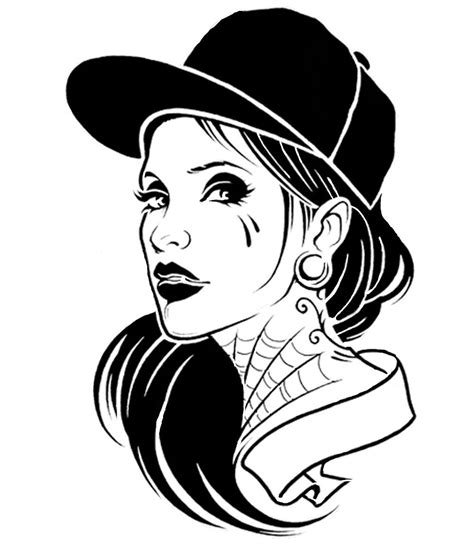 Best Ideas For Coloring Gangster Girl Tattoo Designs