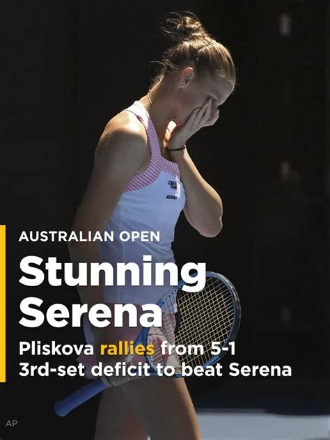 Serena Williams Blows 5 1 Third Set Lead To Karolina Pliskova At