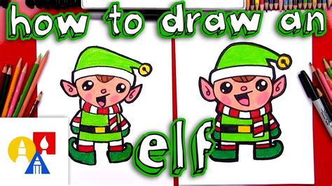 Art Hub For Kids How To Draw An Elf On The Shelf • 36 млн просмотров