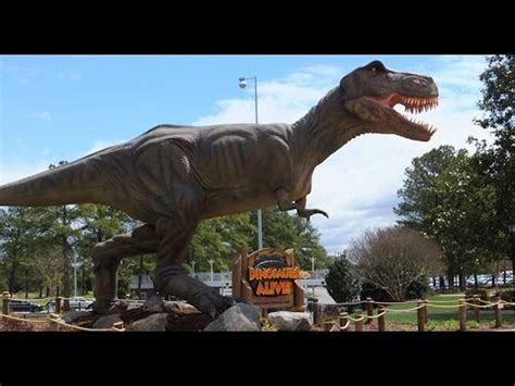 Dinosaurs Alive Exhibit At Carowinds North Carolina