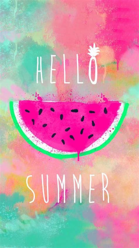 Free Download Cute Girly Wallpapers For Iphone Hello Summer Cute Summer