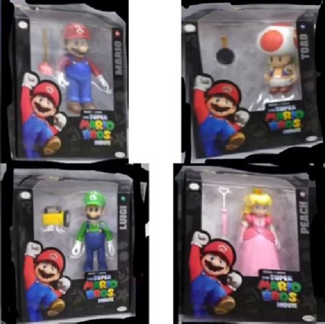 First Look At Wave 1 Of The Super Mario Bros Movie 5 Figures From