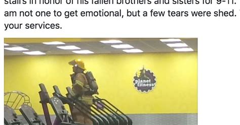 Firefighter Climbs Stair Machine To Honor 911 First Responders