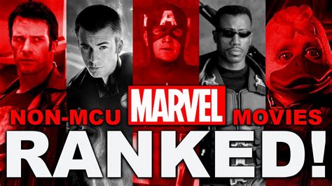 Non Mcu Marvel Movies Ranked Youtube