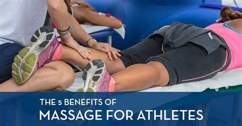 The 5 Benefits Of Massage For Athletes Massage Gear Guru