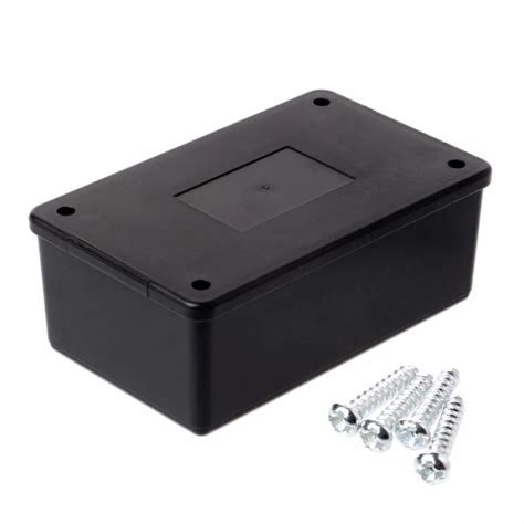 New Waterproof Abs Plastic Electronic Enclosure Project Box Case Black