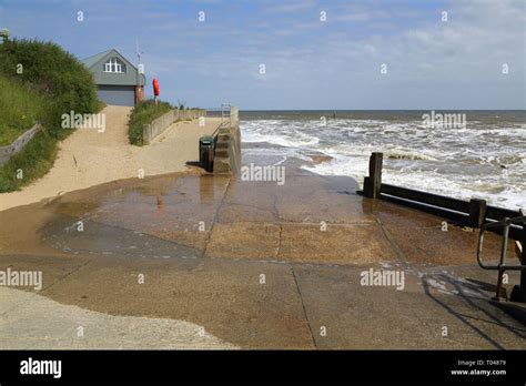 Mundesley Lifeboat Station On The Norfolk Coast Stock Photo Alamy