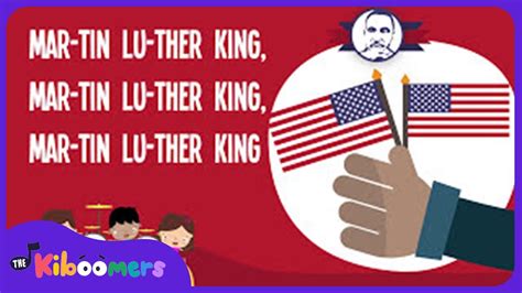 Martin Luther King Lyrics Video The Kiboomers Preschool Songs