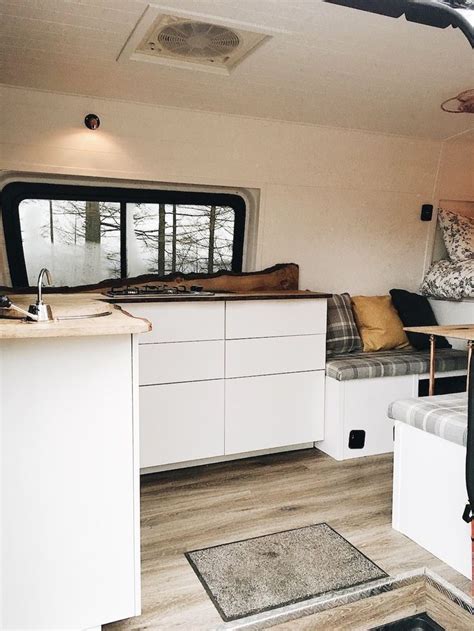 Campervan Ikea Kitchen In A Self Built Sprinter Brown Bird And Co Van