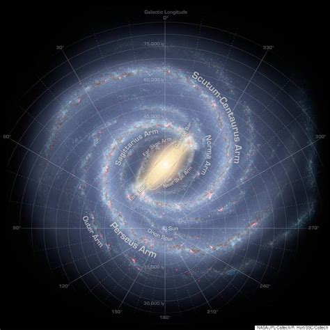 New Milky Way Galaxy Map Is The Most Accurate Ever Created Huffpost