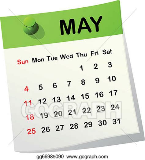 Download High Quality May Clipart Calendar Transparent Png Images Art