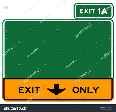 Freeway Exit Sign Images Stock Photos Vectors Shutterstock