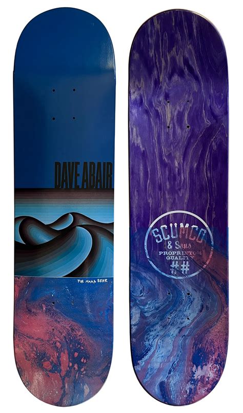 Scumco & Sons Dave Adair Wave Deck 8.5 – Switch and Signal Skatepark