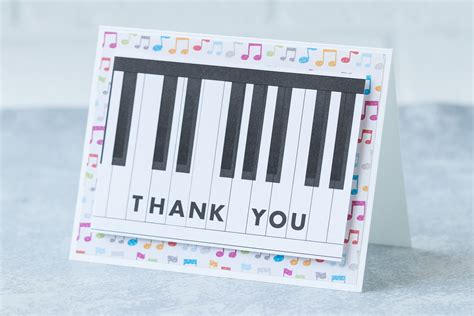12 Easy Diy Music Teacher Thank You Cards Rose Clearfield