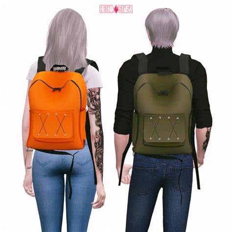 Reinats4parfait Backpack Reina Sims4 On Patreon Sims 4 Teen Sims
