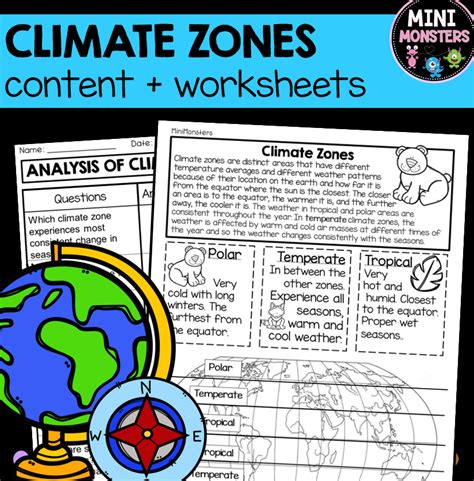 World Biomes And Climate Zones Map Worksheet Worksheet World Climate