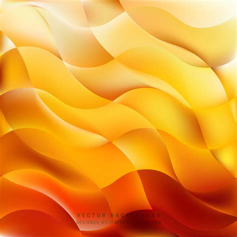 Abstract Yellow Orange Background Vector