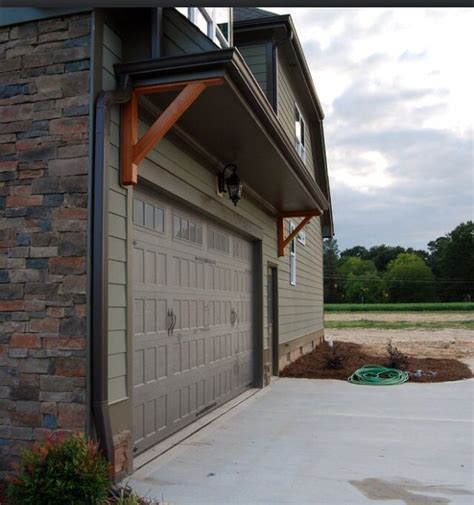 Overhang Above Garage Door Architectural Elements Garage Doors