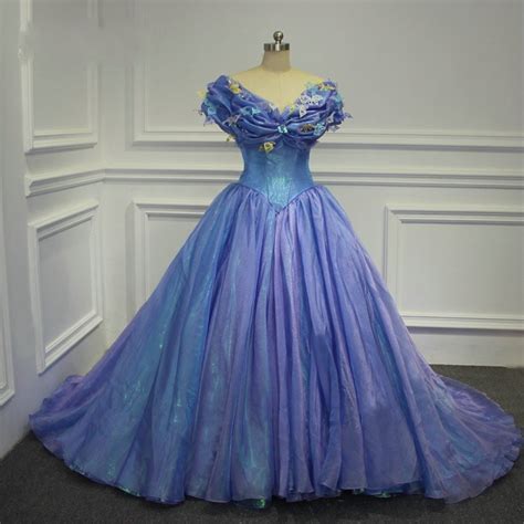 Cinderella Cosplay Dress Princess Vintage Ball Gown Wedding Dress 2016