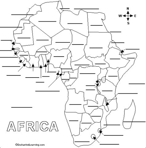 Map Of Africa No Labels Jungle Maps Map Of Africa No Labels They