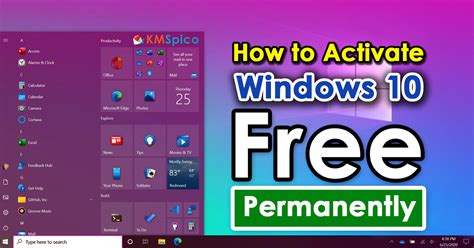 How To Activate Windows 10 For Free Permanently Kmspico Activator