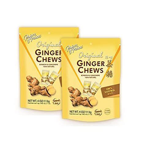 Prince Of Peace Original Ginger Chews 4 Oz Candied Ginger Candy Pack G 610366407612 Ebay