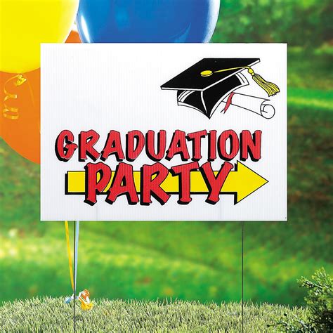 Graduation Party Yard Sign Party Decor 1 Piece