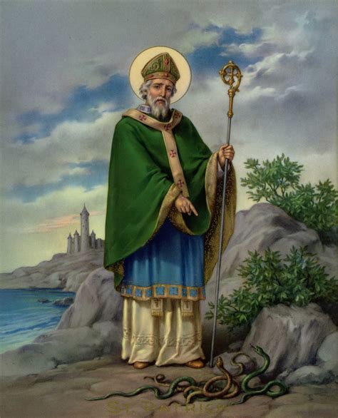 St Patrick Catholic Picture Print Etsy