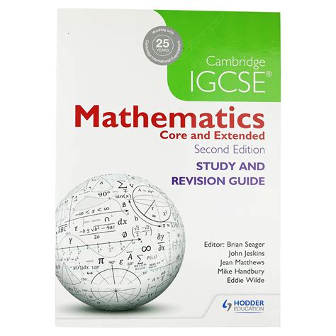 Cambridge Igcse Mathematics Core And Extended Study And Revision Guide