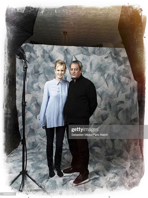 writers paul auster and siri hustvedt are photographed for paris nachrichtenfoto getty images