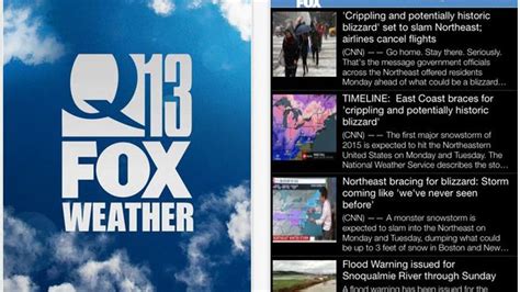 Download The New Q13 Fox Weather App For Your Smartphone Or Tablet