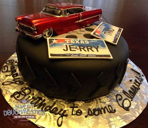 Classic Car Cake By Sweet Doughmestics Cars Birthday Cake Cake
