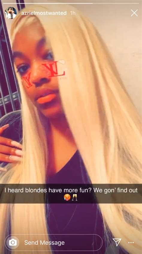 R Kellys Ex Girlfriend Azriel Clary Flaunts New Hair Color On Instagram In Touch Weekly