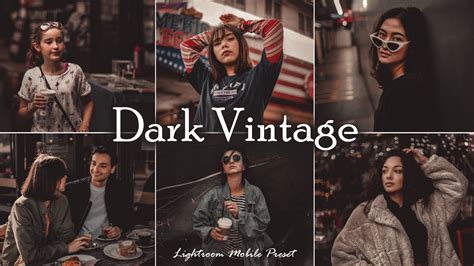To get presets to your mobile device, you need to import them into the lightroom desktop app. Dark Vintage - Lightroom Mobile Presets - AR Editing
