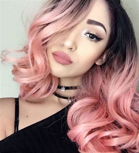 pin by kenzie on aesthetic style i want pink ombre hair light pink hair pastel pink hair ombre