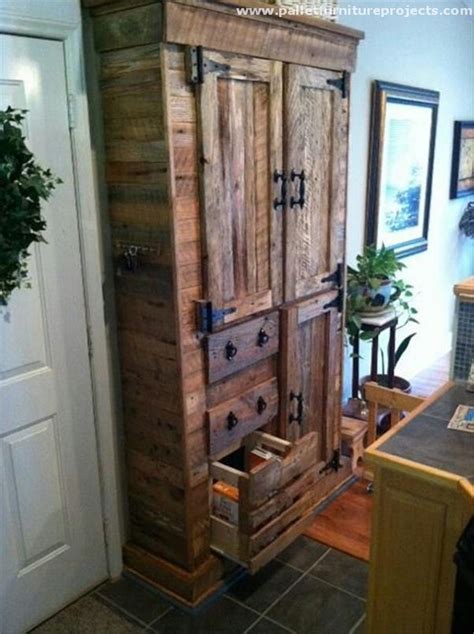 If you are using a desk drawer or a file cabinet, file folders and hangers will help you keep. Pallet Storage Cabinet Ideas | Pallet Furniture Projects