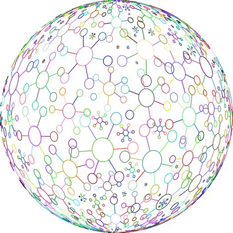 Abstract Molecular Sphere Prismatic Openclipart