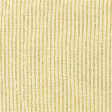 Striped Seersucker Fabric Yellow Ma Petite Mercerie