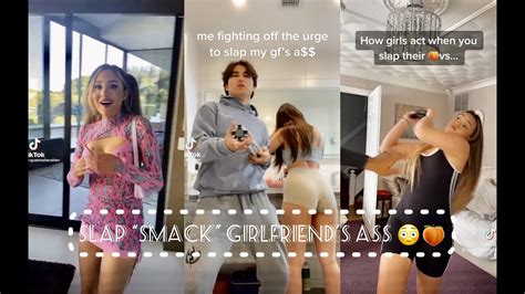 Slap “smack” Girlfriends Ass🍑🍑🍑 So Funny And Her Reaction Tiktok