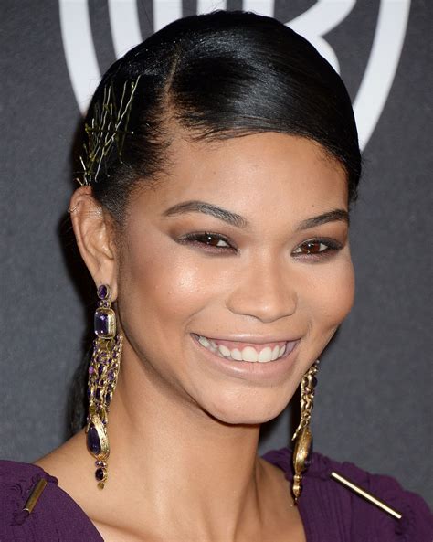 Chanel Iman At Warner Bros Pictures And Instyles 18th Annual Golden