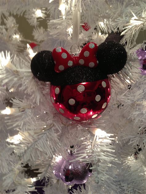 Minnie Mouse Ornament Minnie Mouse Christmas Disney Christmas Diy