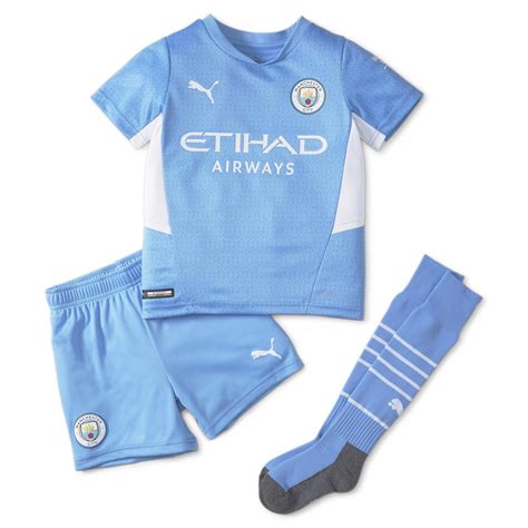 Puma Manchester City Home Mini Kit 2021 2022 Domestic Replica