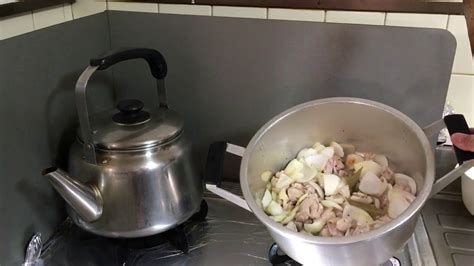In a saucepan cook butter and flour. Cooking chicken and clams stew! - YouTube