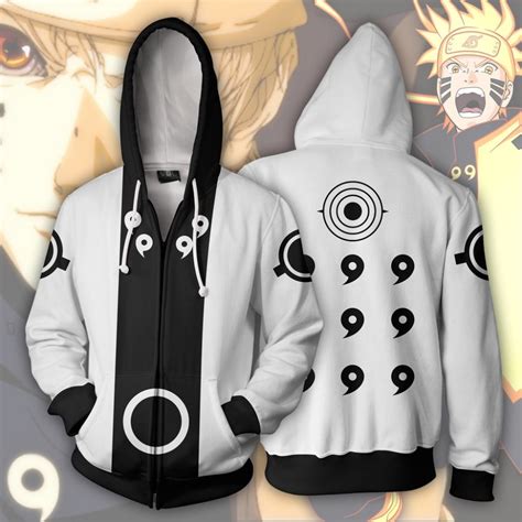 Buy Dykhmily Sasuke Zip Hooded Naruto Zipper Hoodies